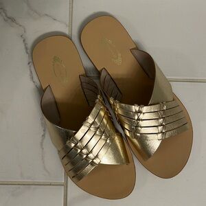 Joyfolie Gold Sandals